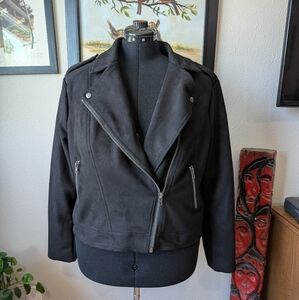 Women's Black Suede Jacket